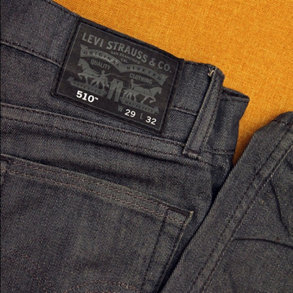 Levi 510 grey stretch denim